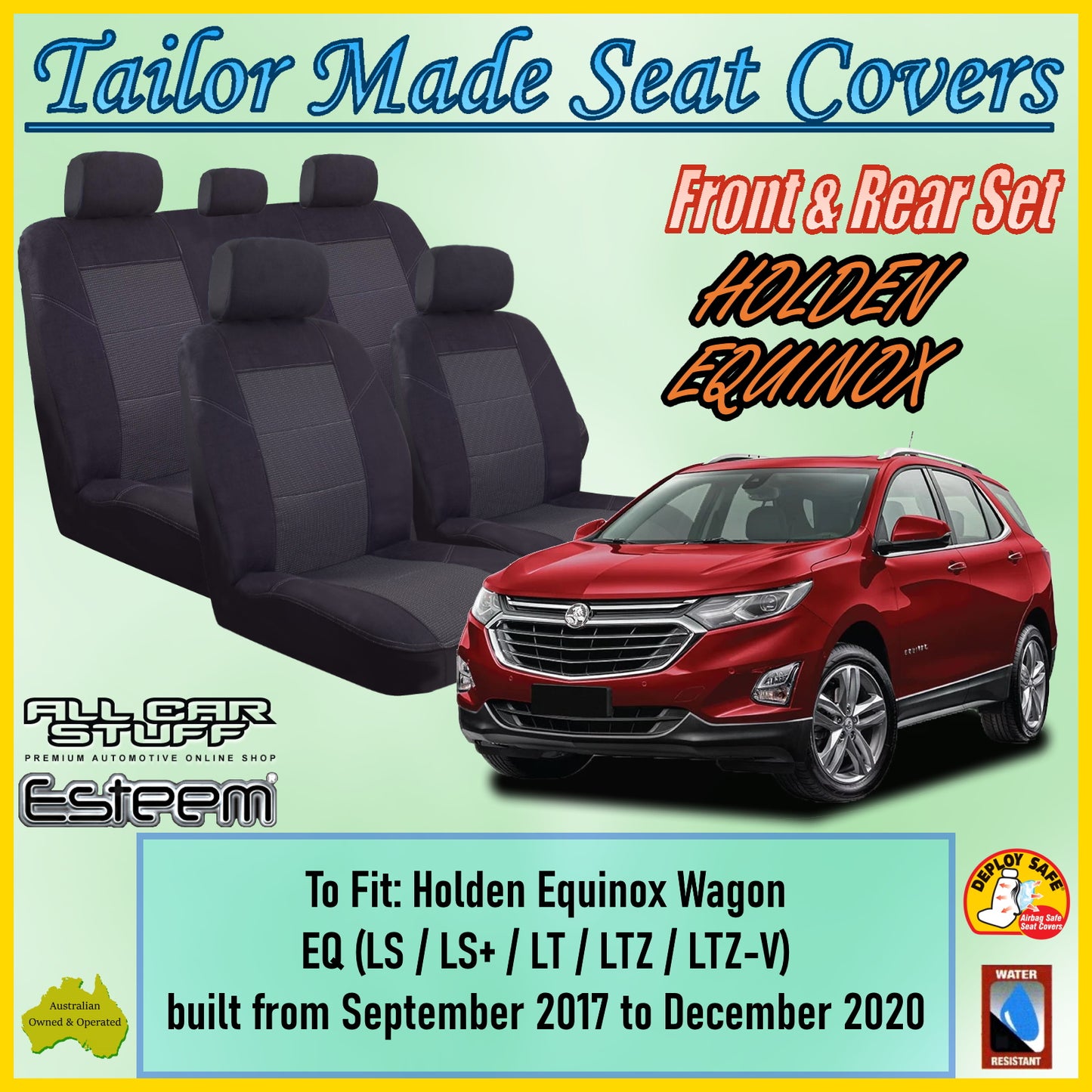 HOLDEN EQUINOX CAR SEAT COVER