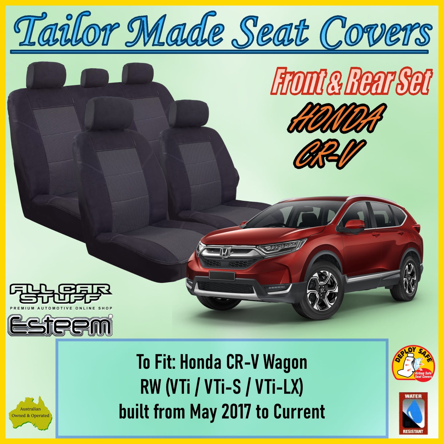 HONDA CR-V CAR SEAT COVER