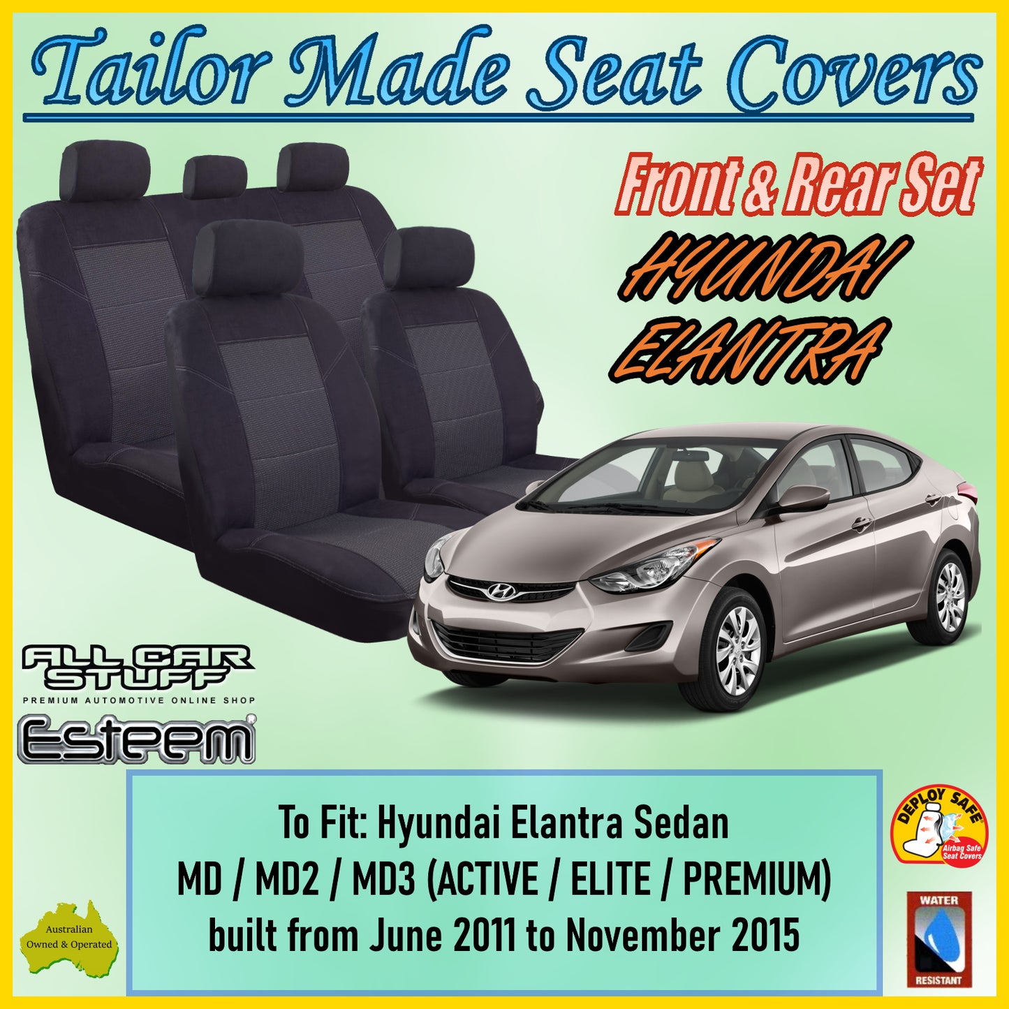 HYUNDAI ELANTRA CAR SEAT COVER