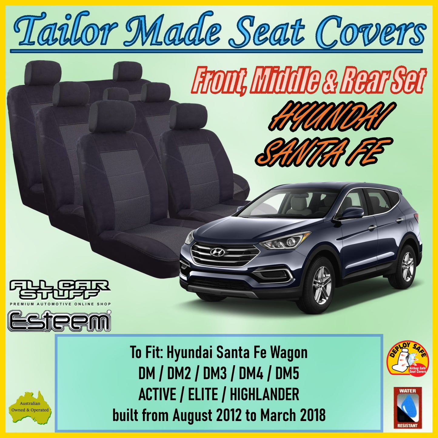 HYUNDAI SANTA FE CAR SEAT COVER