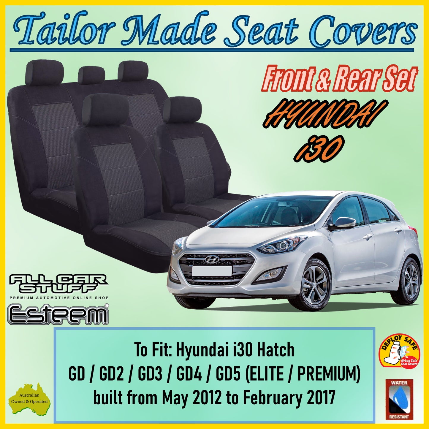 HYUNDAI I30 HATCH CAR SEAT COVER