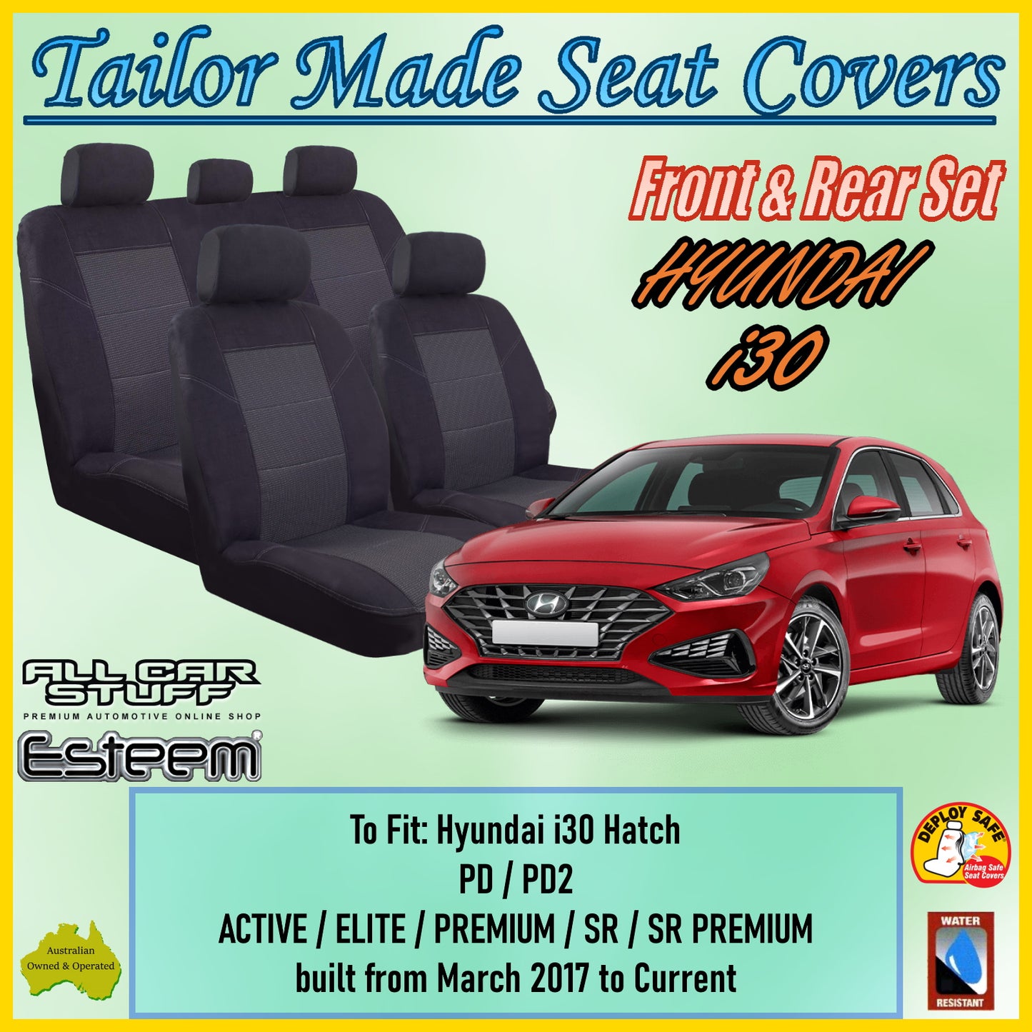 HYUNDAI I30 HATCH CAR SEAT COVER