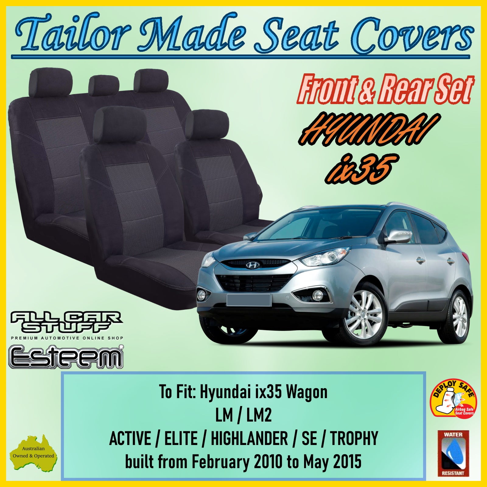 Hyundai ix35 deals car seat covers