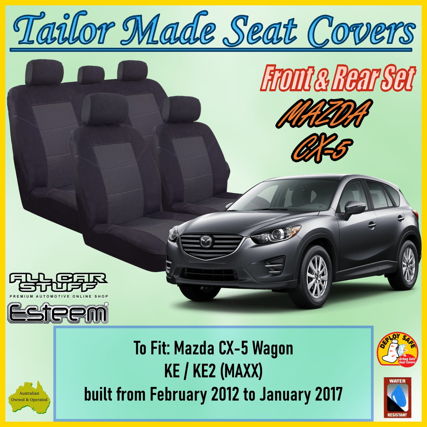 MAZDA CX-5 WAGON 12-17 CAR SEAT COVER SET