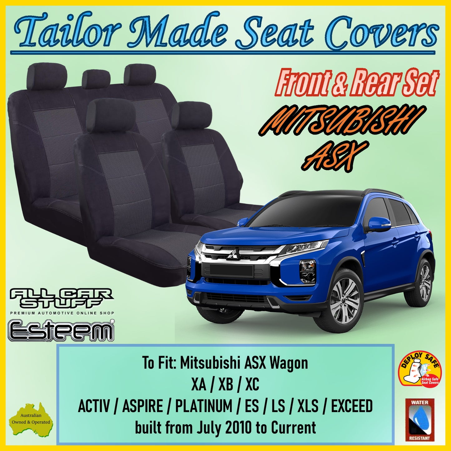 MITSUBISHI ASX CAAR SEAT COVER SET