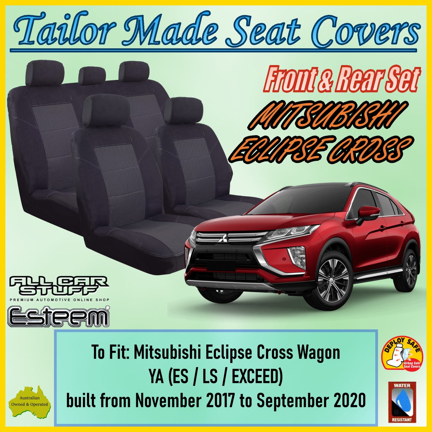 MITSUBISHI ECPLIPSE CROSS 17-20 CAR SEAT COVER SET