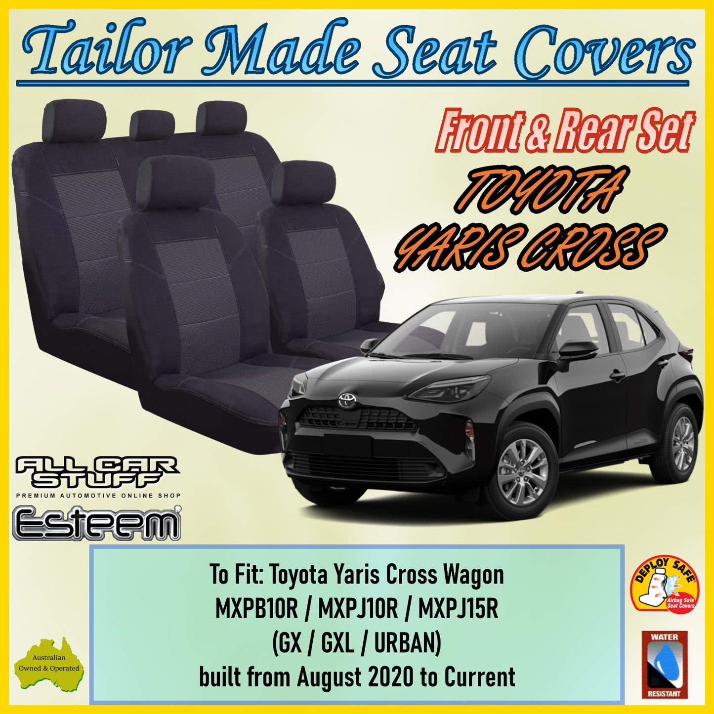 TOYOTA YARRIS 20-24 CAR SEAT COVER SET