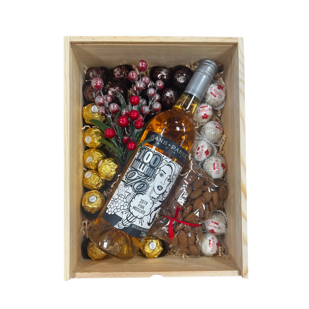 Wine, Nuts & Chocolate Gift Box