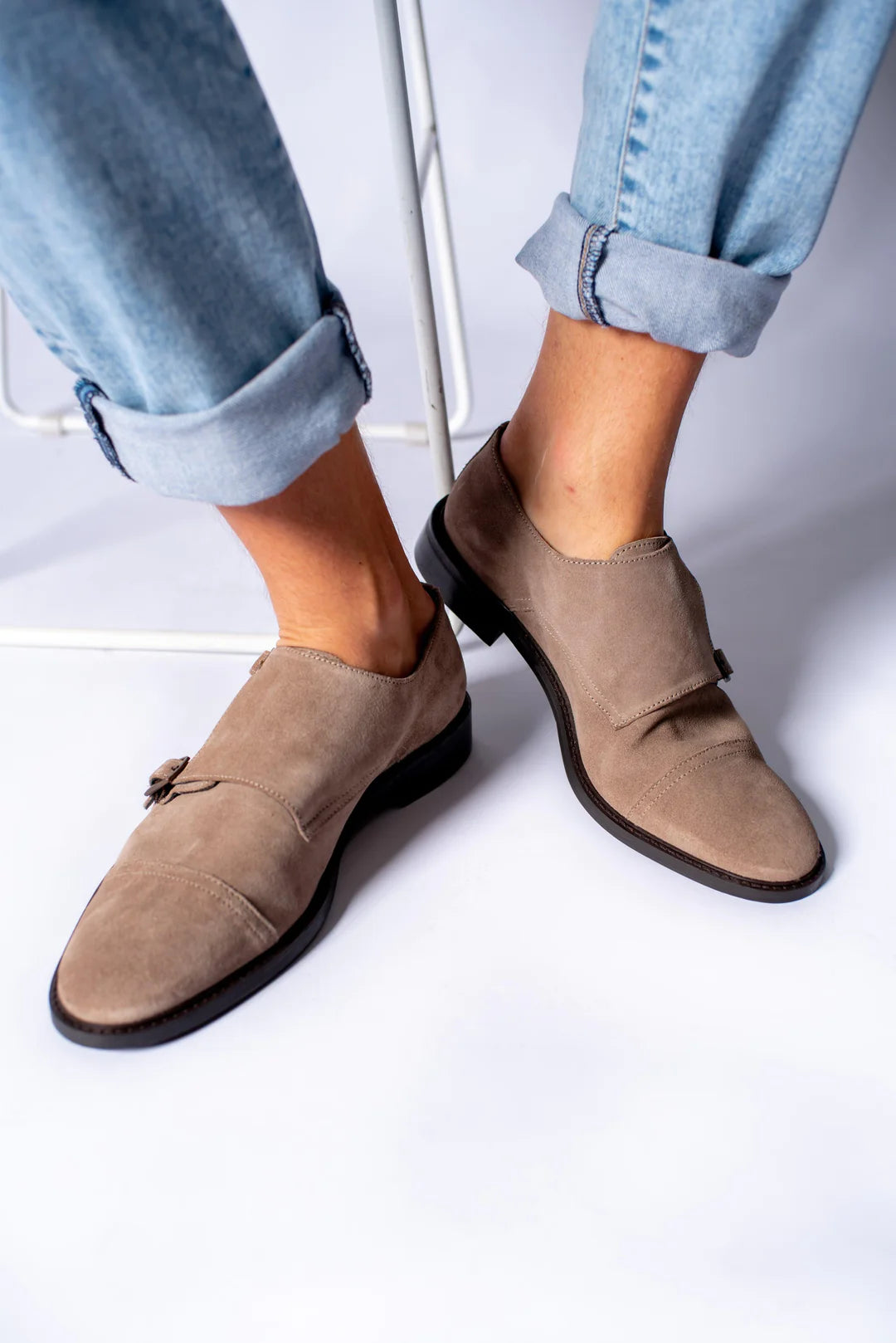 BEIGE MORLEY MONK SHOE