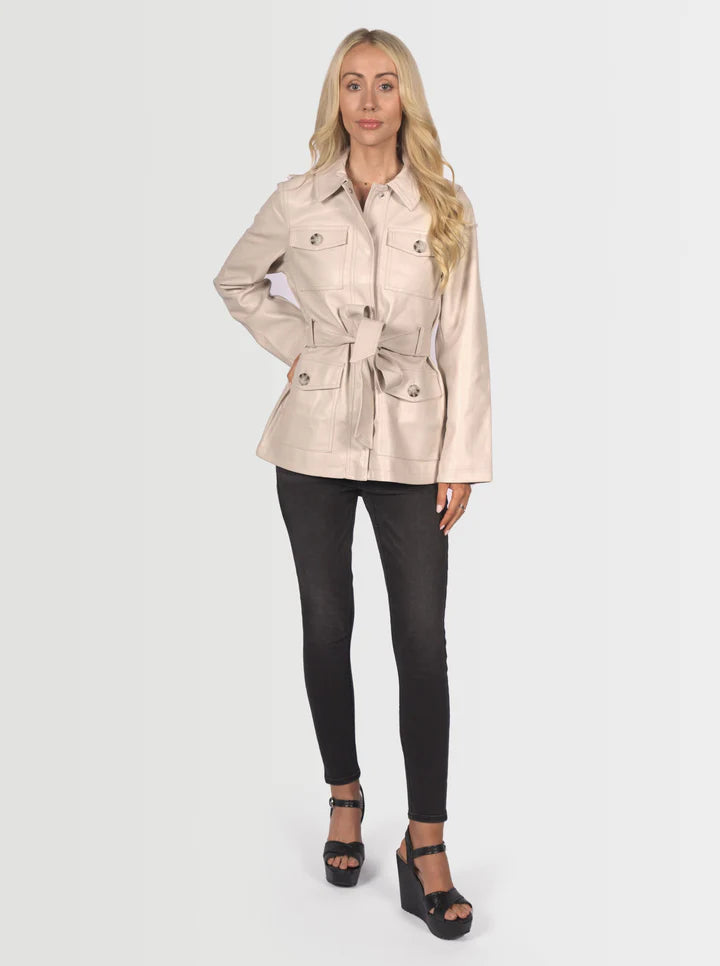 Women's Faux Leather Jacket