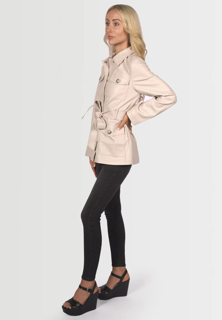 Women's Faux Leather Jacket