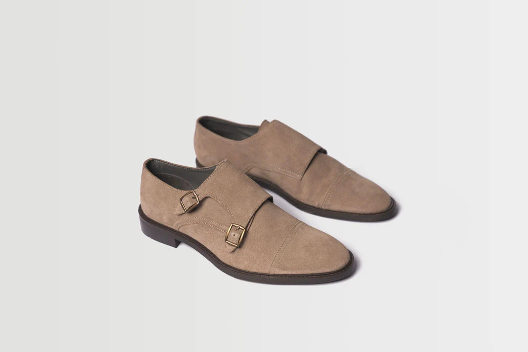 BEIGE MORLEY MONK SHOE