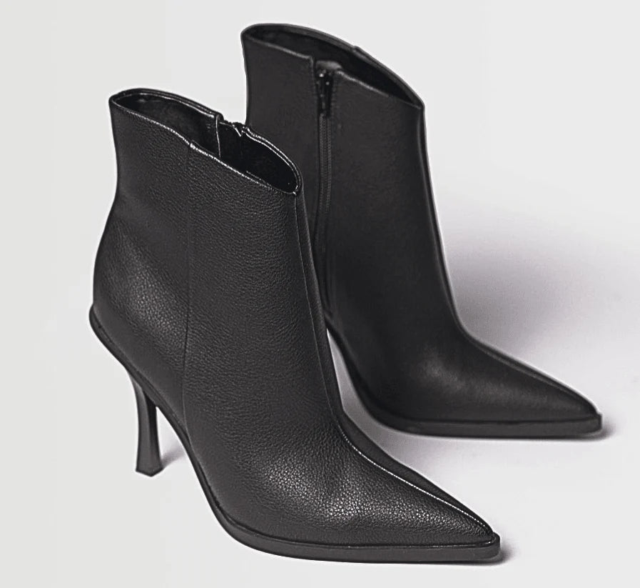 Gray and hot sale black boots