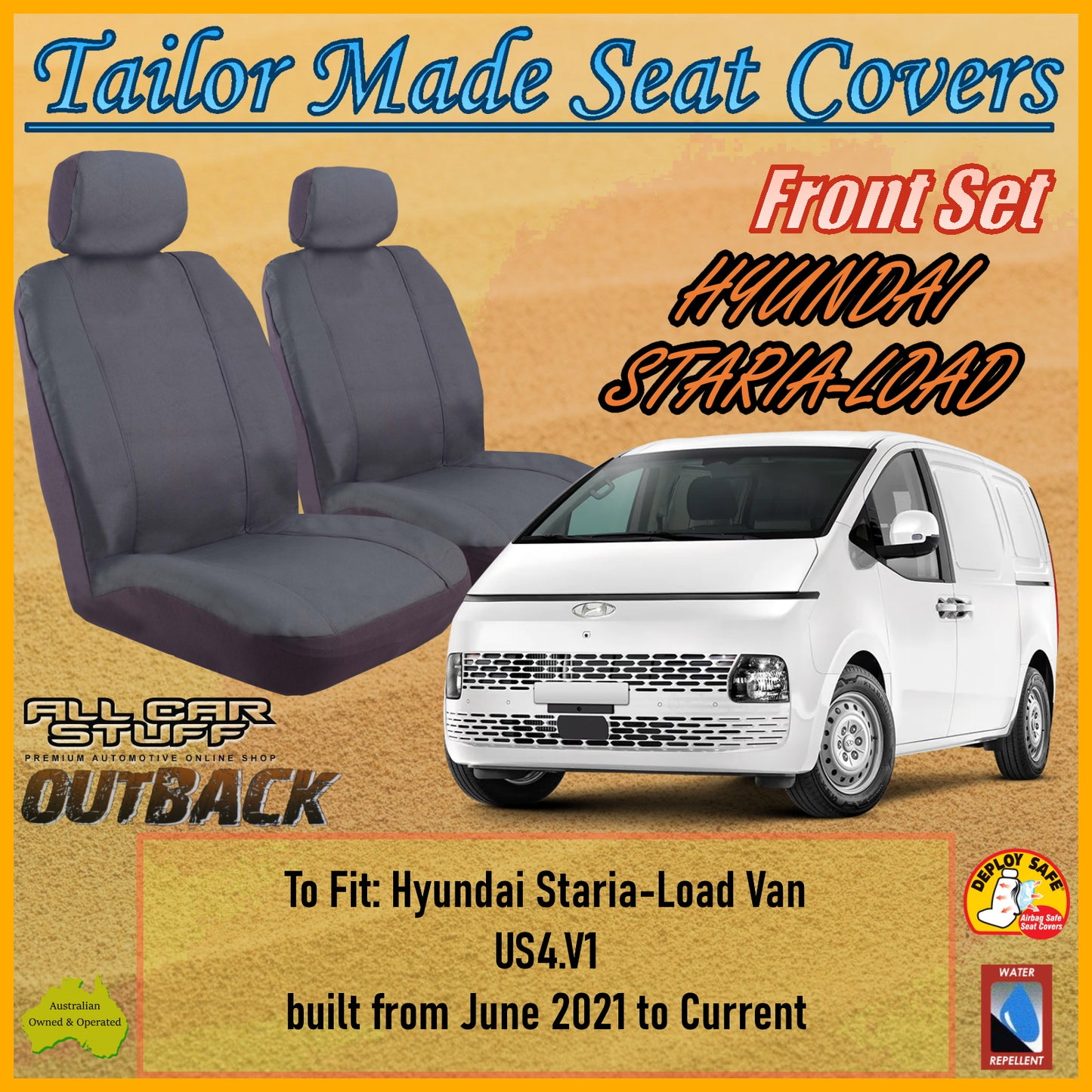 HYUNDAI STARIA-LOAD 21-24 CAR SEAT COVER SET