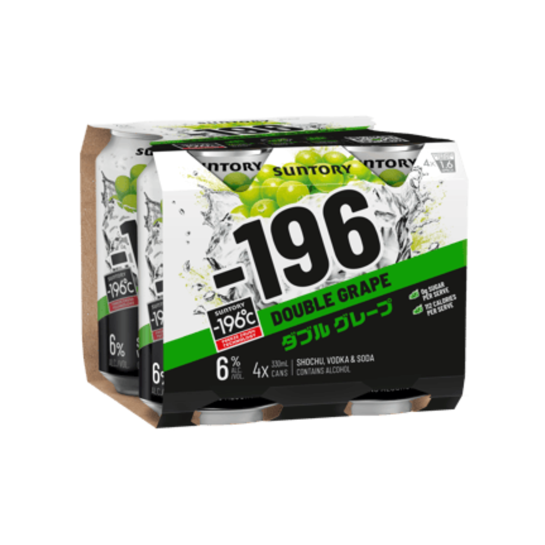 -196 Double Grape 330ml 4 Pack