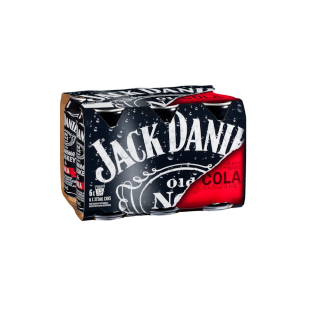 Jack Daniels 6 Pack 375ml