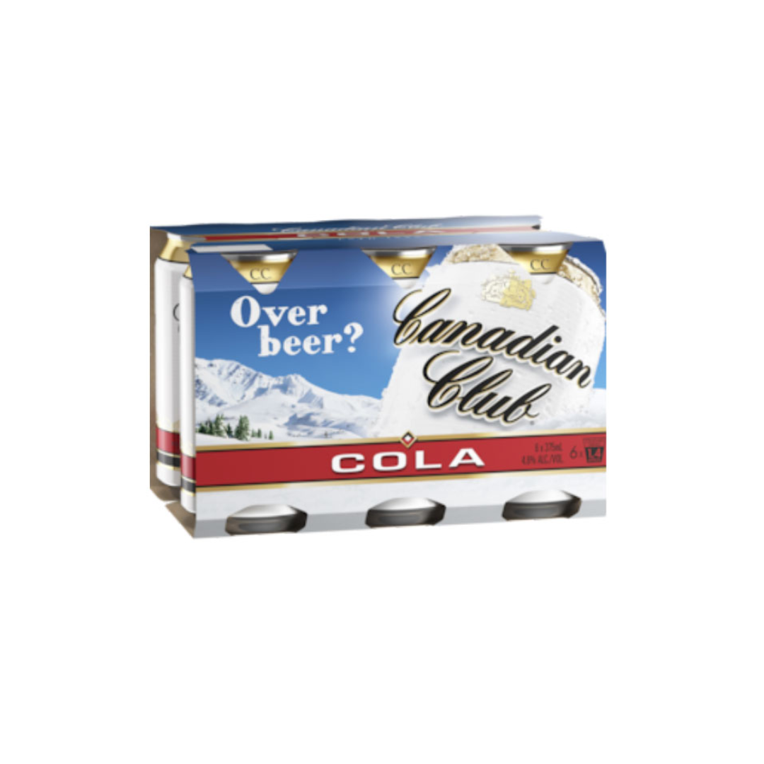 Canadian Club Cola 6 Pack 375ml