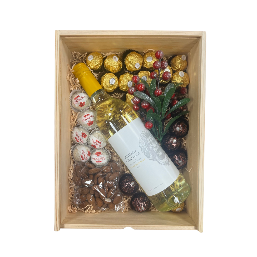 Wine, Nuts & Chocolate Gift Box