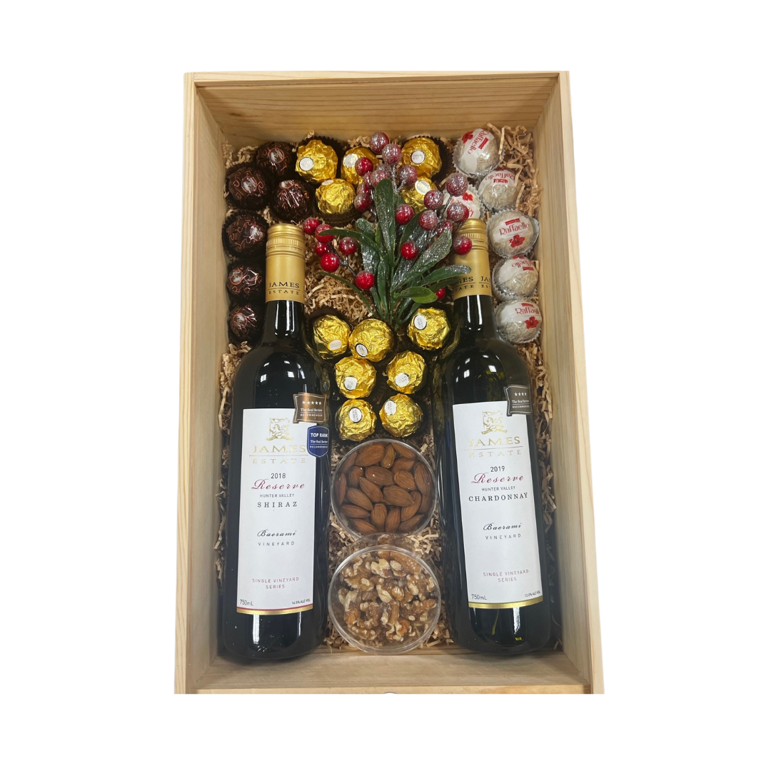 Wine, Nuts & Chocolate Gift Box