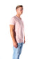 Men's Regular Fit Dusty Pink T-Shirt