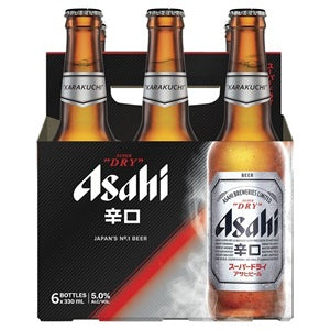 Asahi Super Dry 330ml bottle 6pk