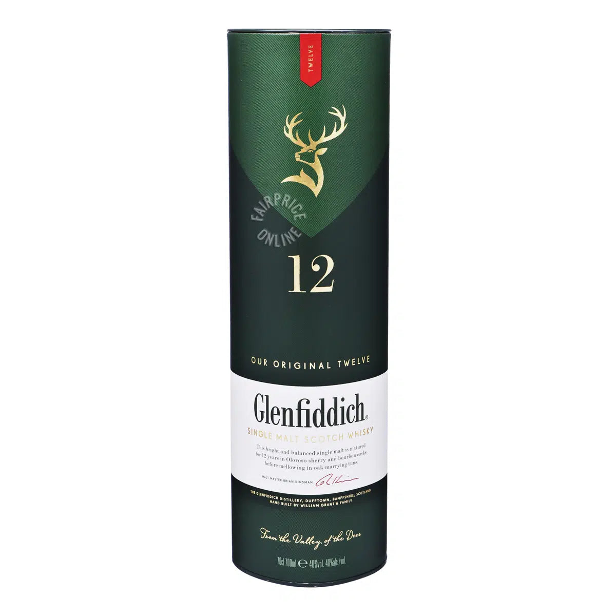 Glenfiddich Single Malt Scotch Whisky 12 Years 700ml
